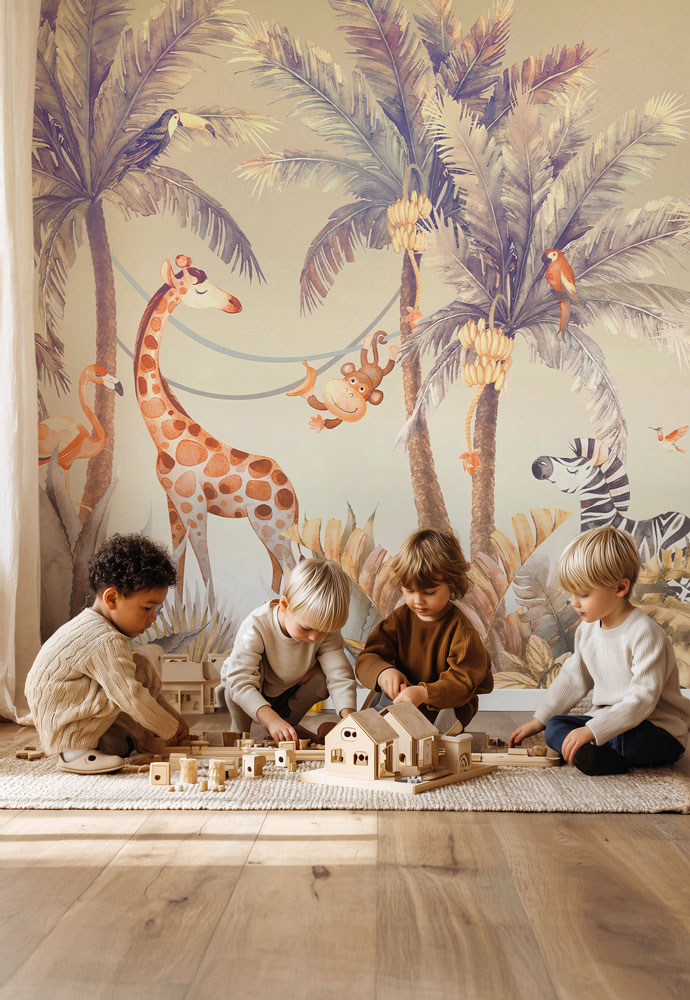 papier-peint-jungle-sepia-enfant