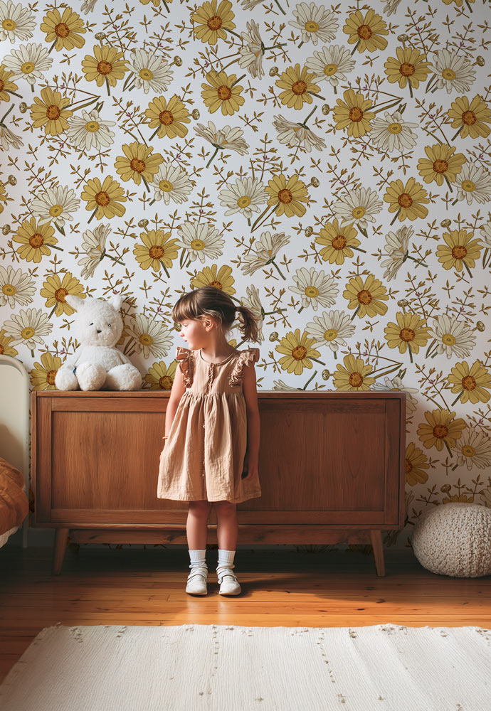 papier-peint-marguerite