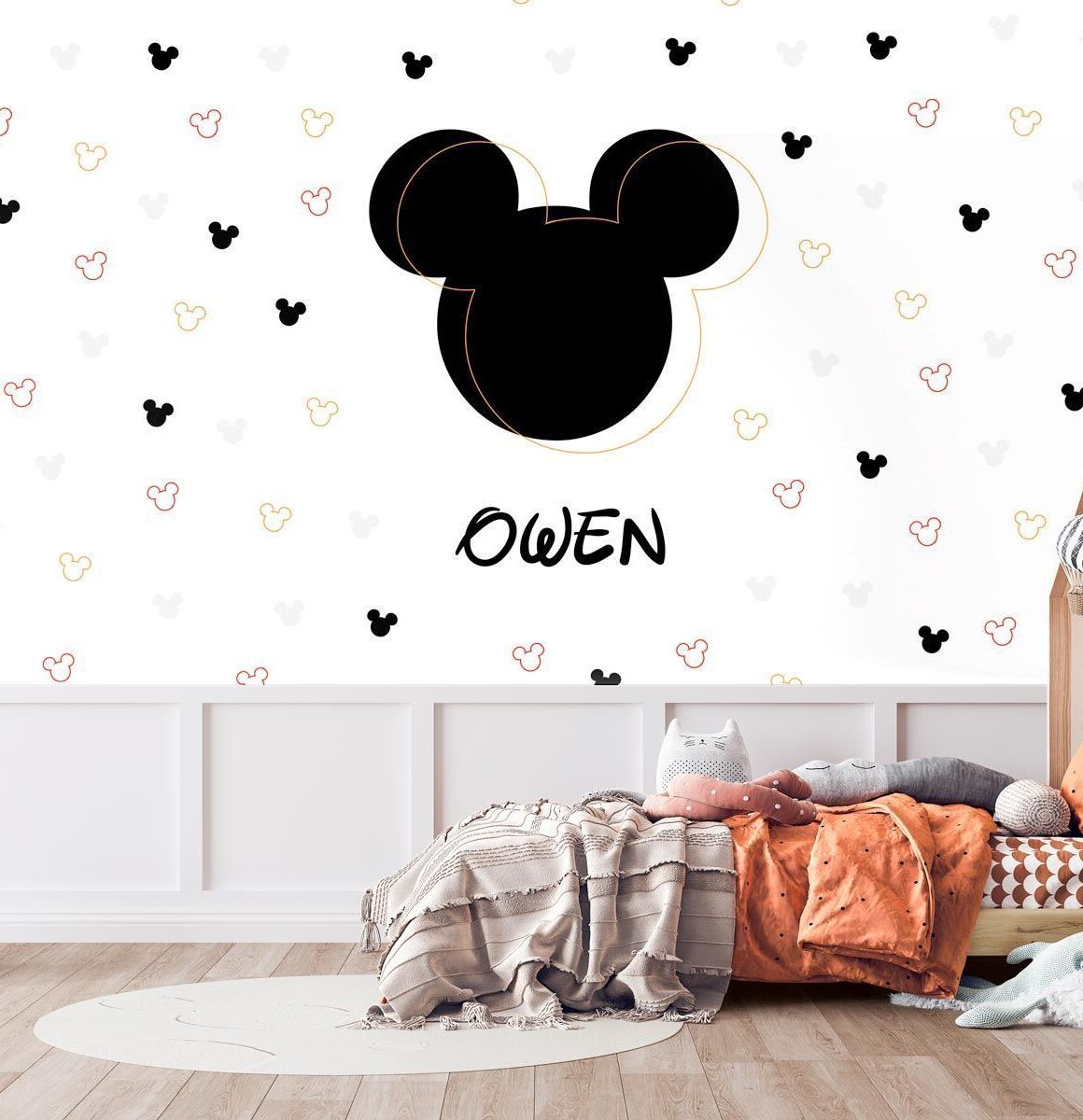 papier-peint-personnalisé-enfant-mickey