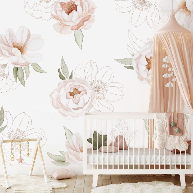papier-peint-rose-fille